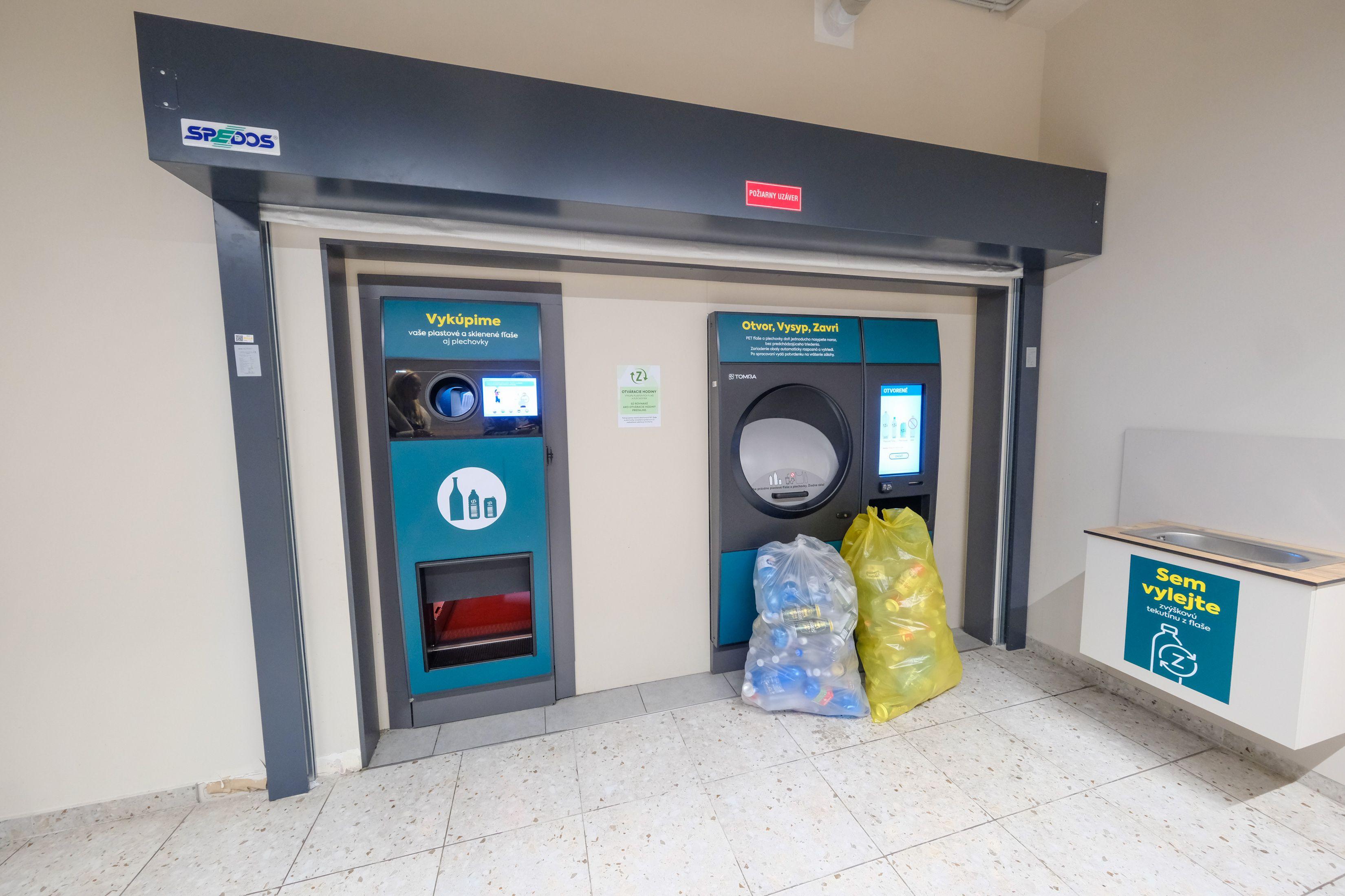 Fľaškomaty v Billa 