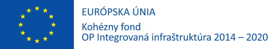 Logo Európska únia Kohézny fond - OP Integrovaná infraštruktúra 2014 - 2020